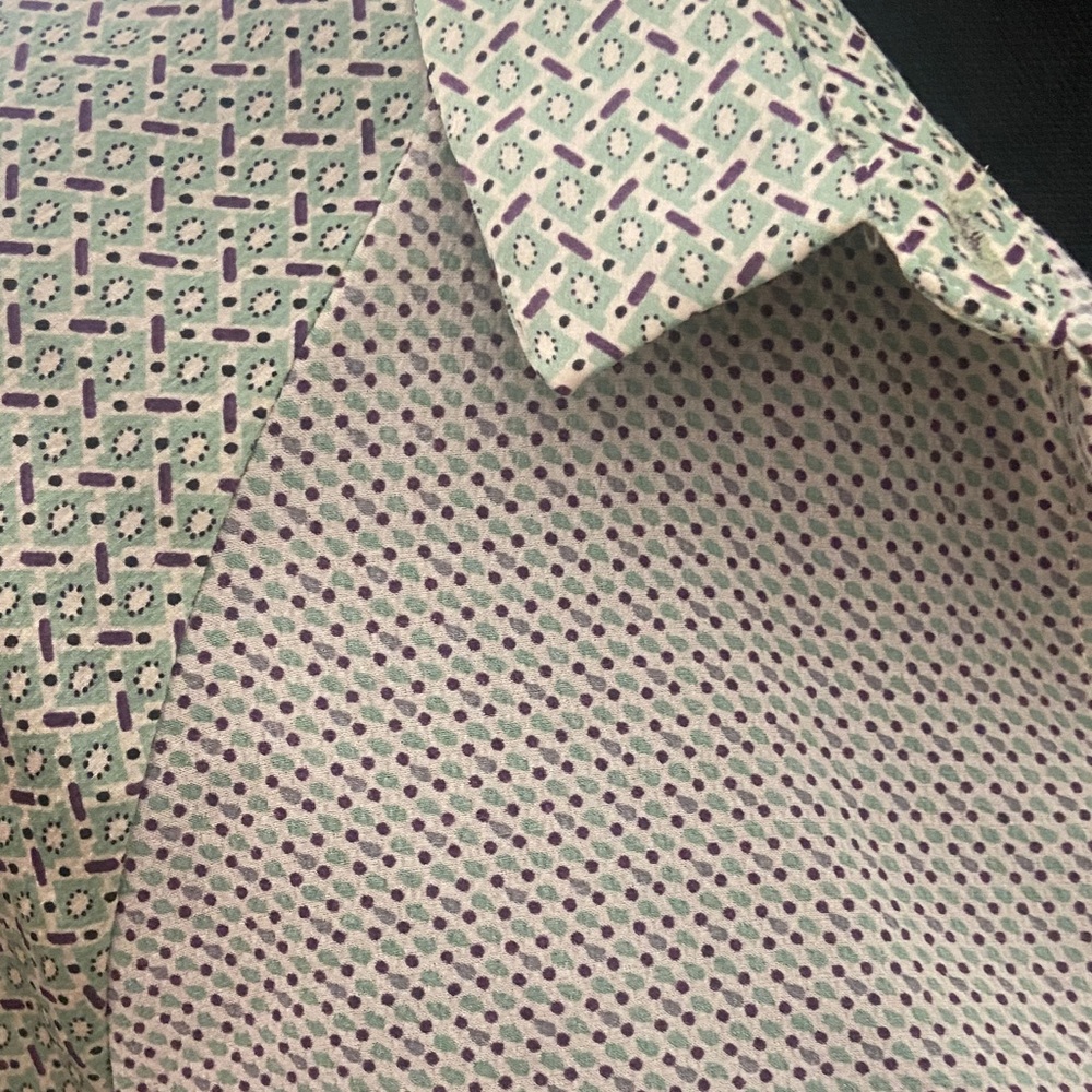 Zara Green Patterned Blouse - image 3